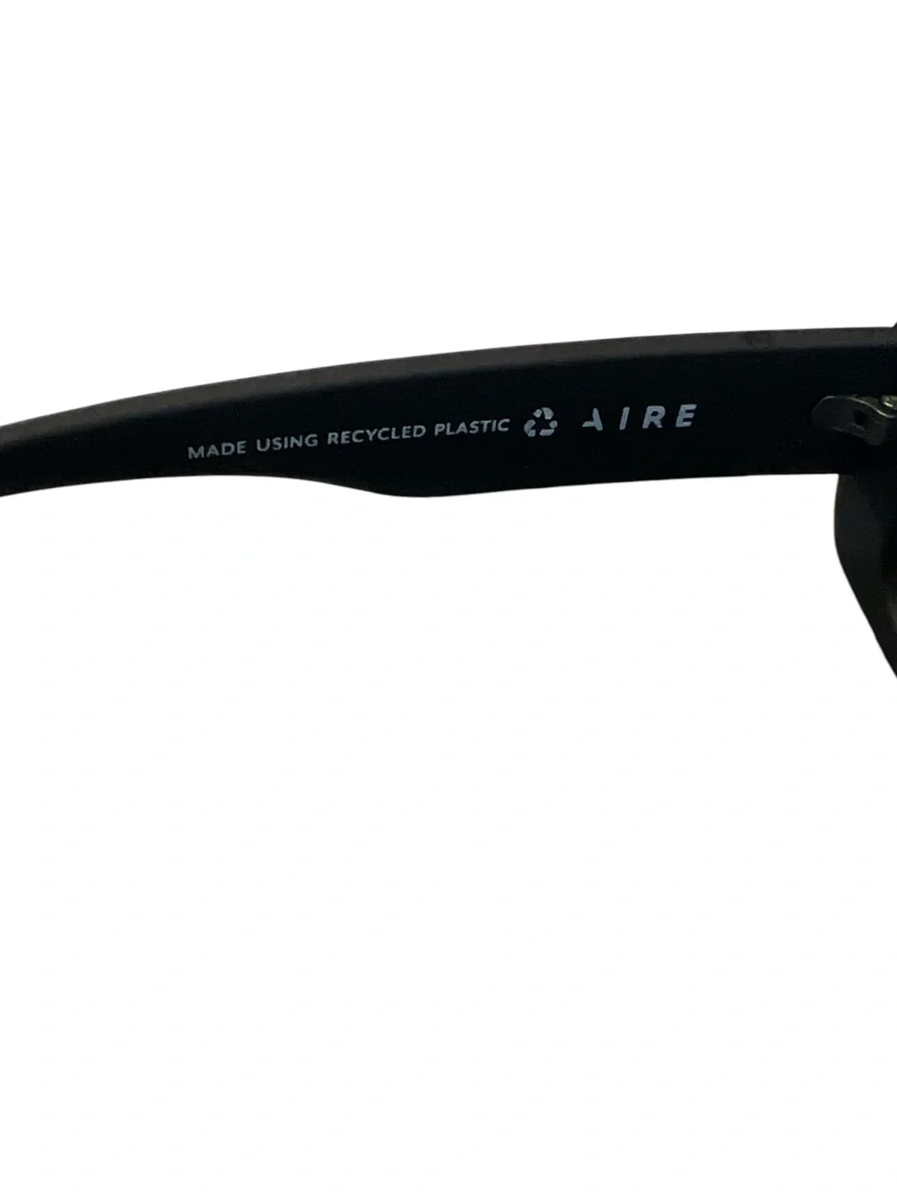 AIRE Ceres V2 Polarized Sunglasses Matte Black 51-21-142 Recycled Frame + Pouch